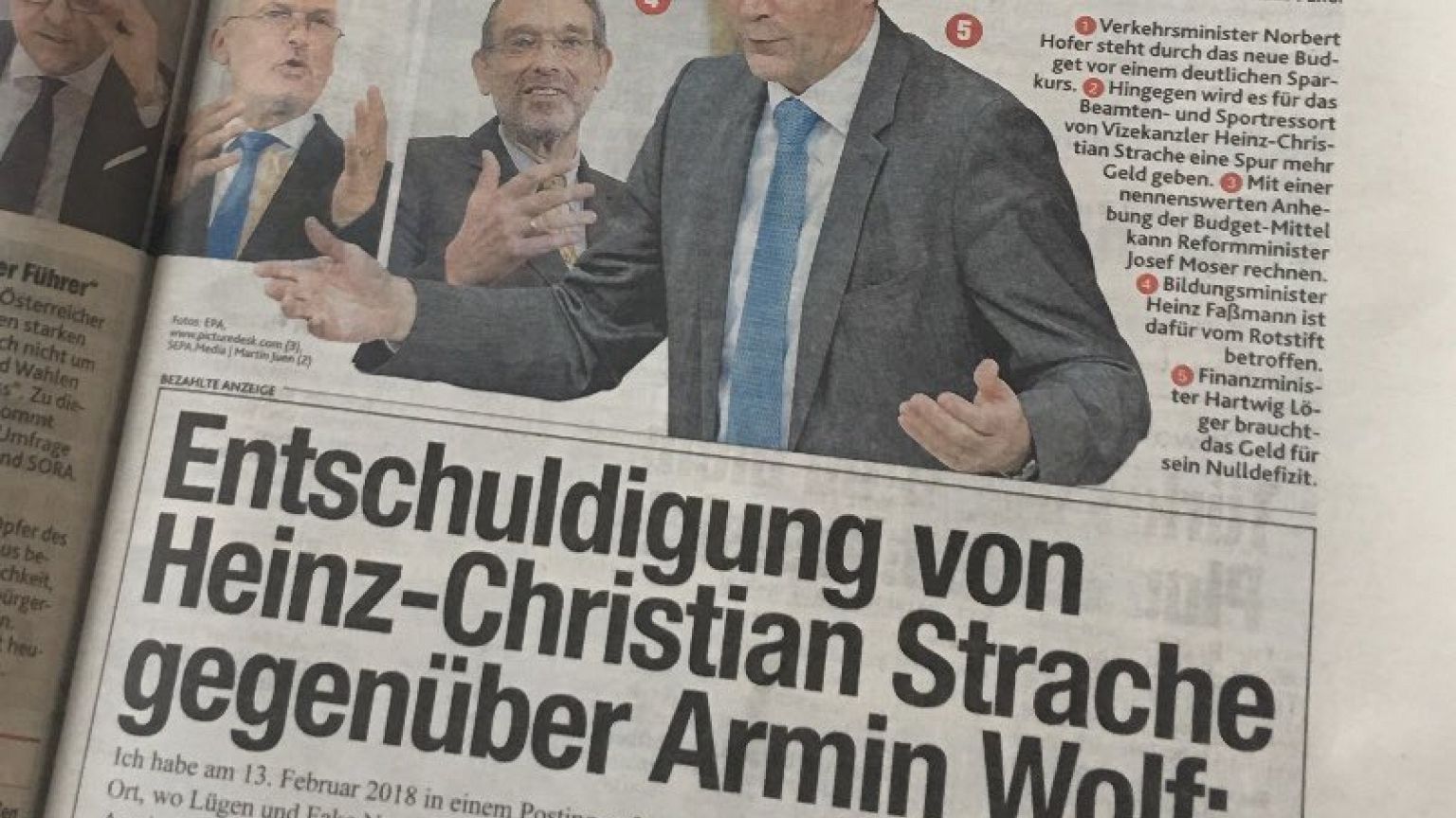 Austria, accusò TV di Stato di mentire: vice-cancelliere dovrà scusarsi per 10 giorni su Facebook