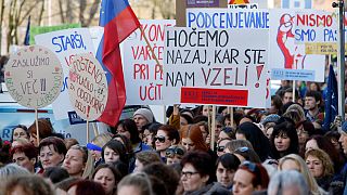Pedagógussztrájk Szlovéniában