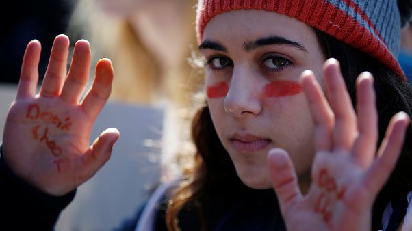Μαζική διαμαρτυρία μαθητών στις ΗΠΑ Μαζική διαμαρτυρία μαθητών στις ΗΠΑ