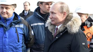 Kurz vor der Wahl: Wladimir Putin besucht die Krim