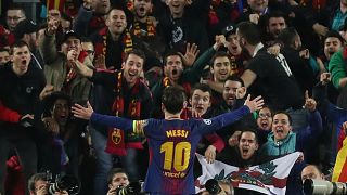 Messi lleva al Barcelona a cuartos de la Champions