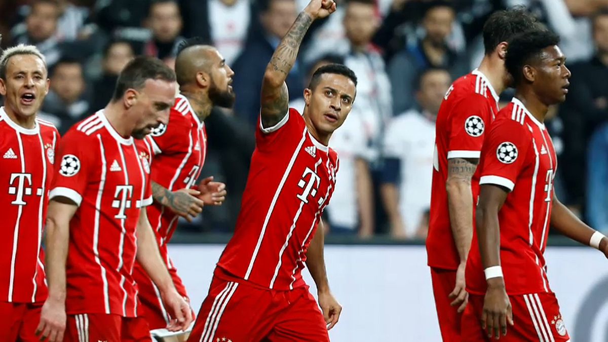 Champions League: FC Bayern steht im Viertelfinale