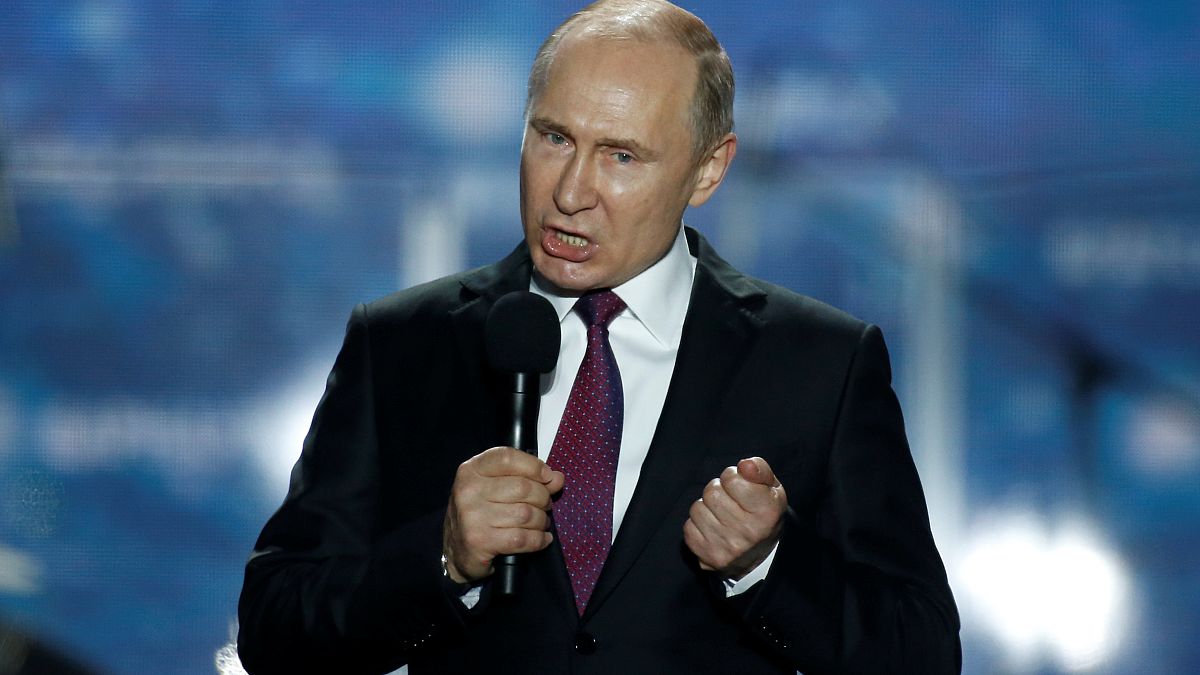 Campagne présidentielle 2018 Vladimir Poutine. 