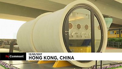 Recycling drainage pipes into new homes in Hong Kong