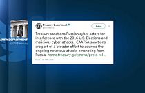 'tweet' do Departamento do Tesouro norte-americano