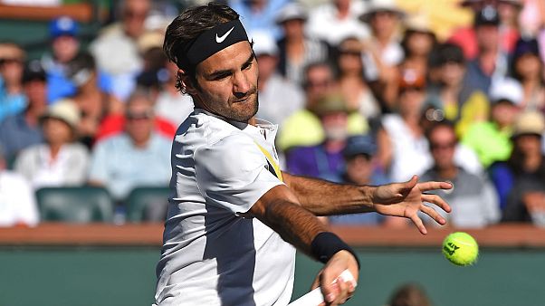 Roger Federer sur son nuage Roger Federer sur son nuage