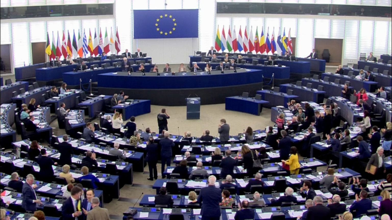 European Parliament passing resolution