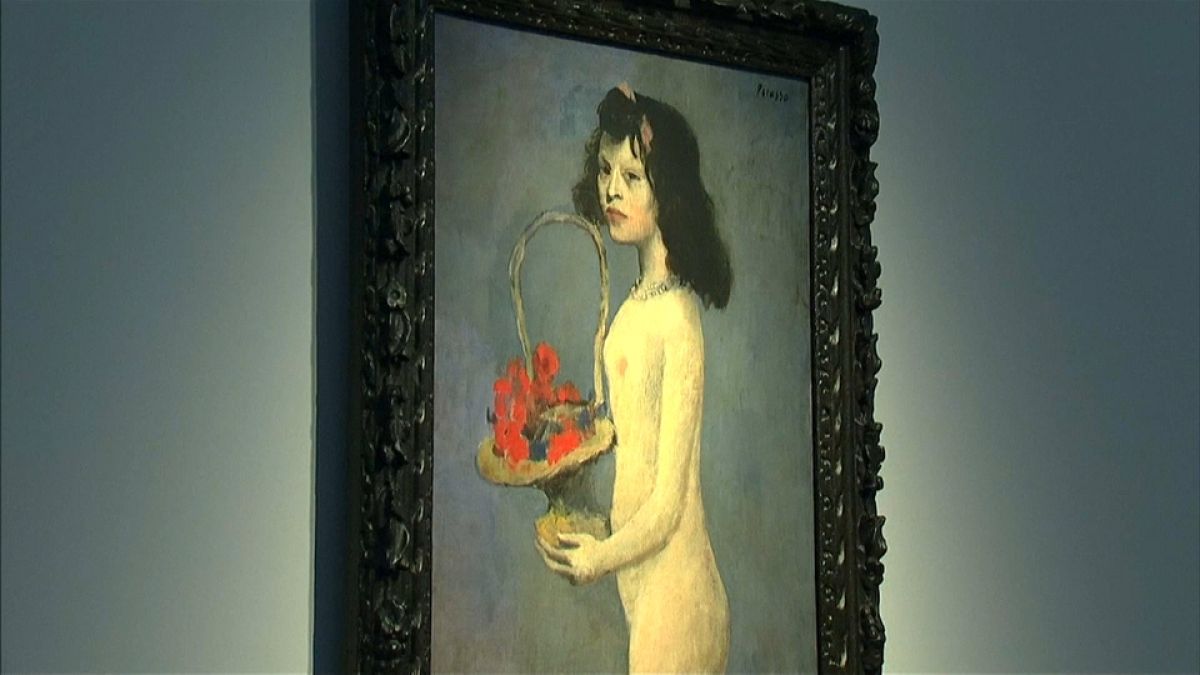 Picasso's Young Girl with Flower Basket