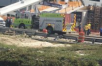 Effondrement d'un pont à Miami