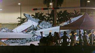 Effondrement meurtrier d'un pont à Miami