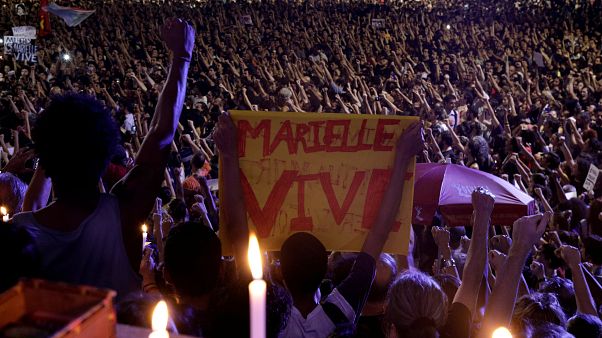Multitudinario clamor en Río por el asesinato de una concejala Multitudinario clamor en Río por el asesinato de una concejala