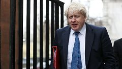 Britain's Foreign Secretary Boris Johnson