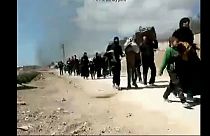 Refugees flee Eastern Ghouta
