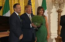 Varadkar offers shamrock to President Trump
