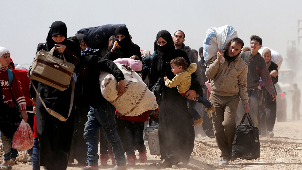 Des milliers de civils fuient la Ghouta orientale
