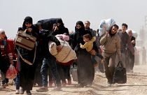 Syrien: Zahlreiche Menschen fliehen weiter aus Ost-Ghouta