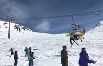 Chairlift rollercoaster as 12 hurt in Georgian resort accident