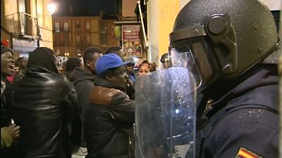 Disturbios en el madrileño barrio de Lavapiés por la muerte de un inmigrante