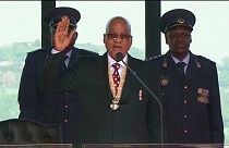 Zuma being sworn in as president