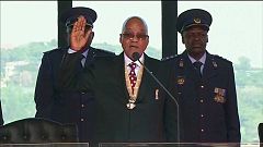 Zuma being sworn in as president