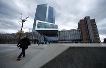 Die Europäische Zentralbank in Frankfurt