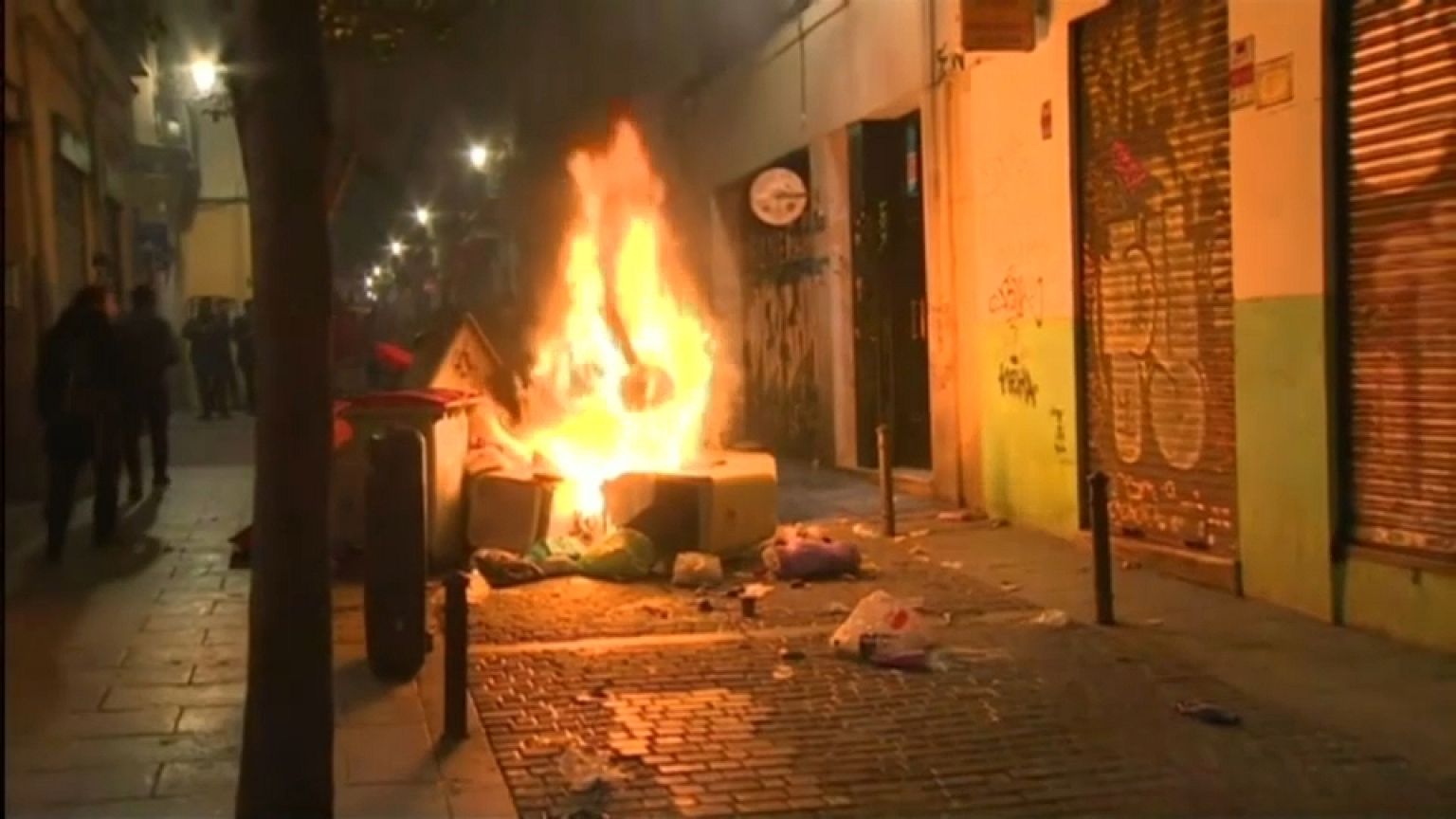 Madrid: Gewaltsame Proteste nach Tod eines Senegalesen