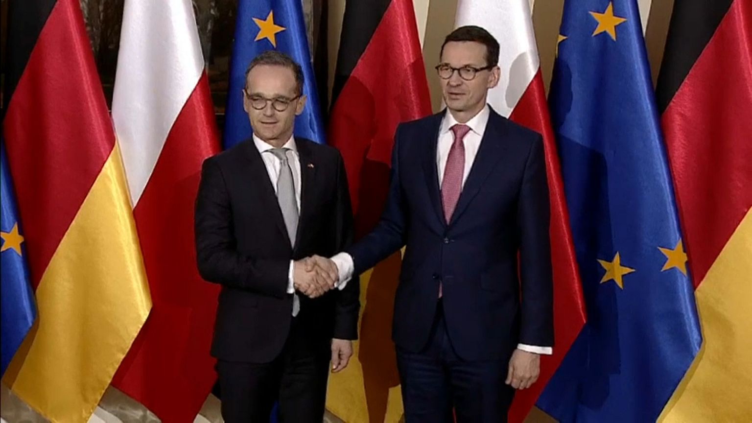 Besuch in schwierigen Zeiten: Heiko Maas in Polen