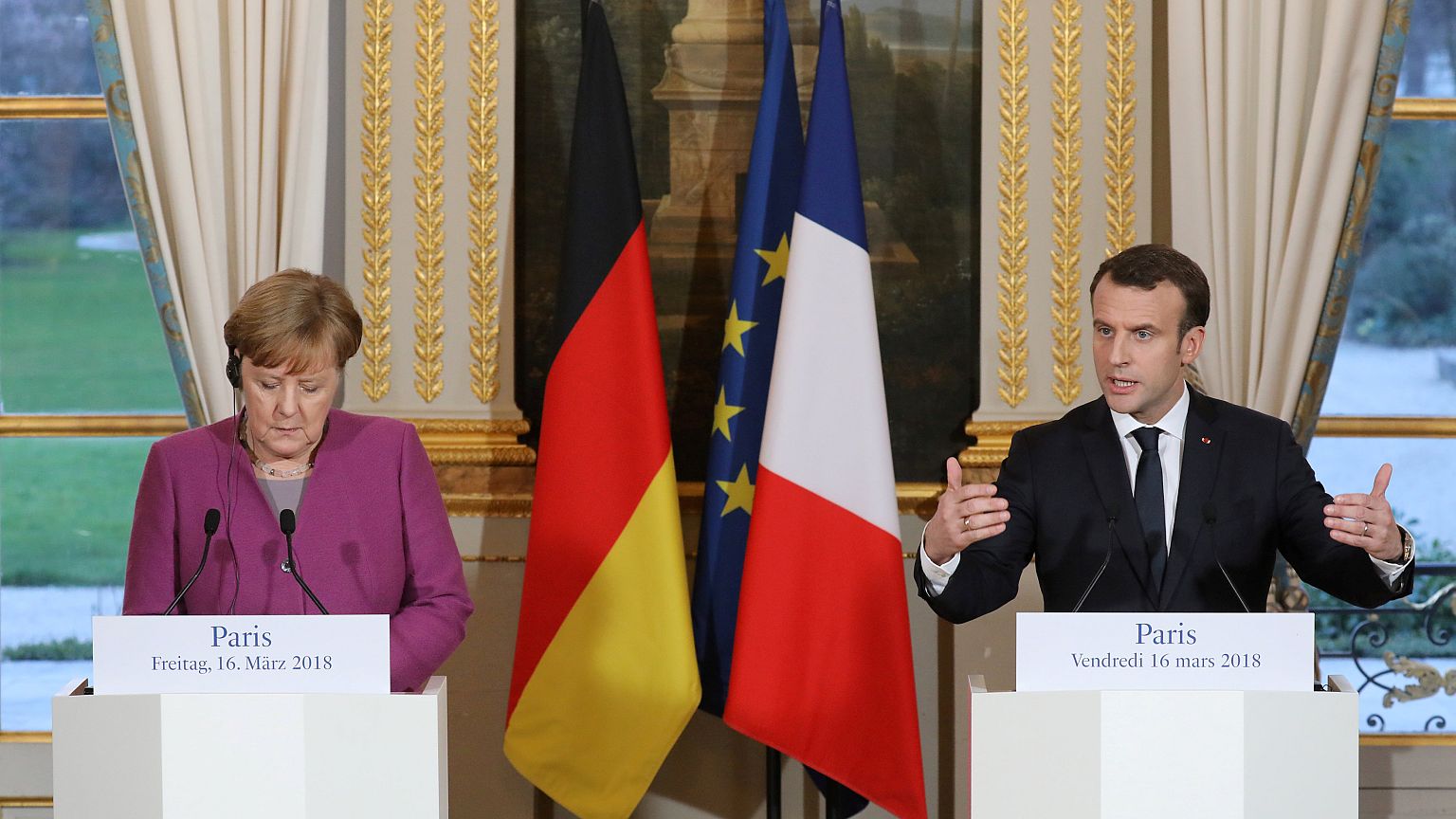 Macron: Zehirleme saldırısını Rusya'nın yaptığına kanaat getirdik