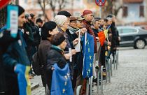 Deafening silence: Romanian protesters keep quiet to make their point