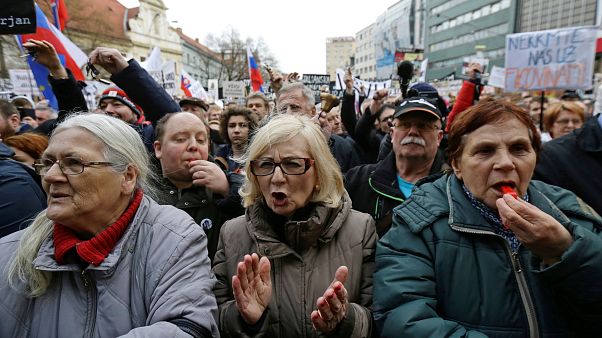 La contestation se poursuit en Slovaquie La contestation se poursuit en Slovaquie