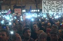 Tens of thousands demand snap elections in Slovakia