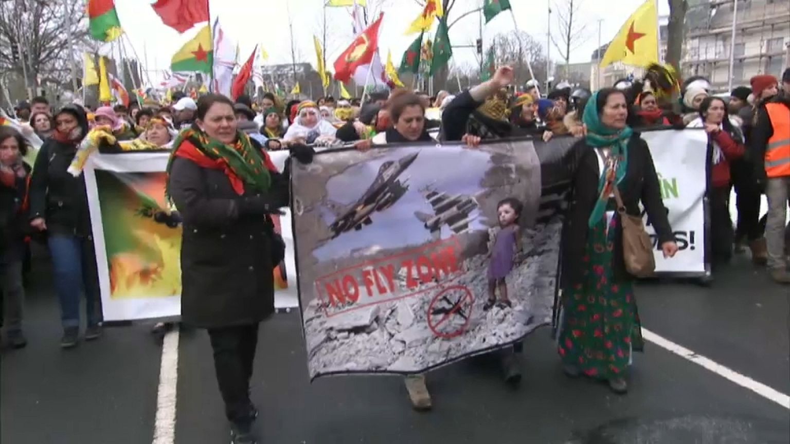 Clamor kurdo en Alemania contra Turquía