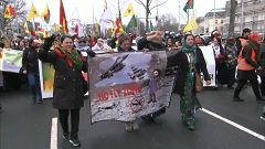 Nevruz etkinliğinde Afrin protestosu 