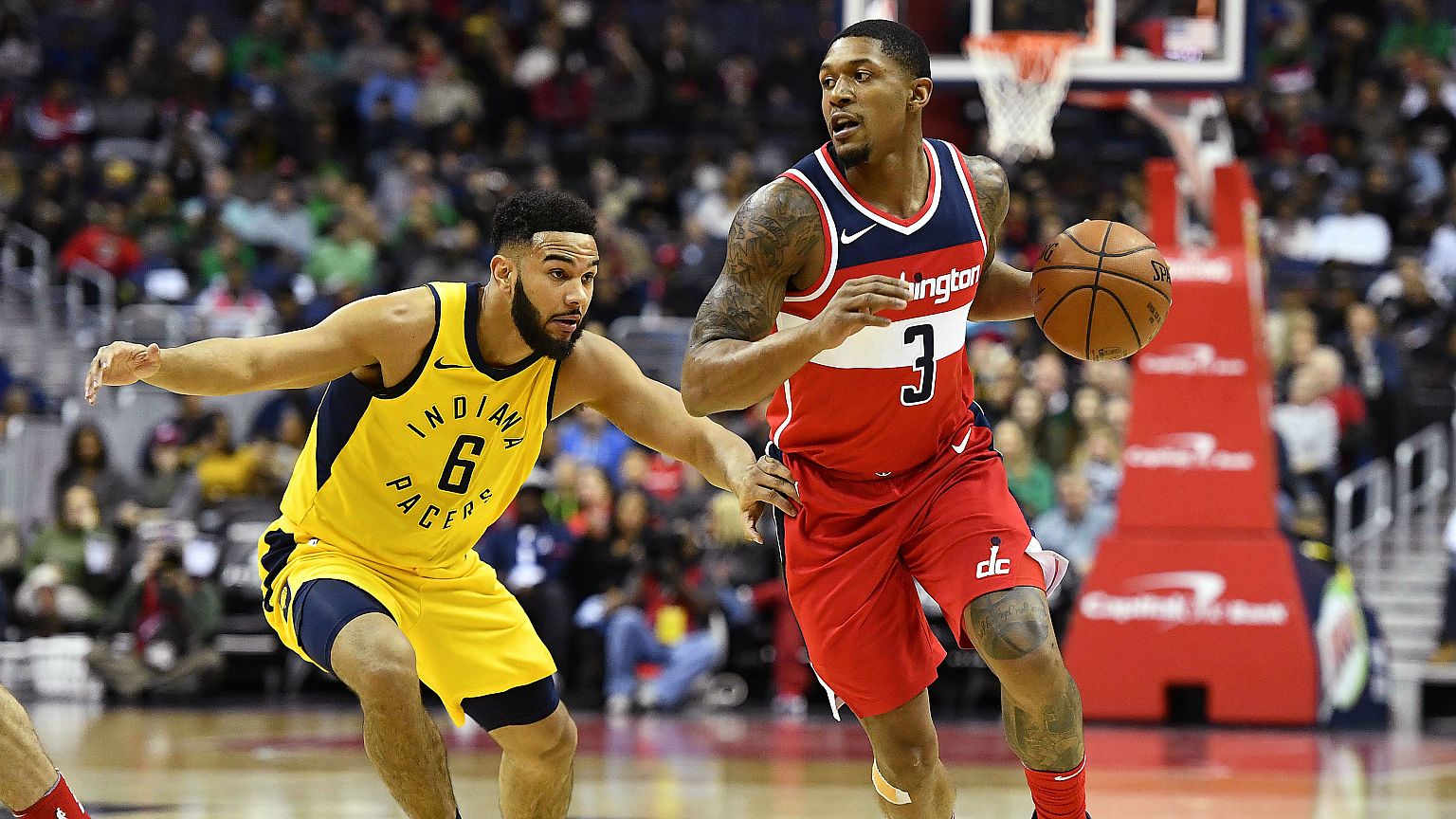 Wizards Indiana Pacers'i bu sefer bastırdı: 109-102