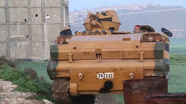 Afrin in Syrien unter Kontrolle der Türkei: Auch Leopard-2-Panzer in der Stadt Afrin in Syrien unter Kontrolle der Türkei: Auch Leopard-2-Panzer in der Stadt