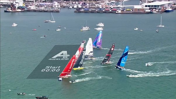 Equipas deixam Auckland para a etapa mais longa da Volvo Ocean Race Equipas deixam Auckland para a etapa mais longa da Volvo Ocean Race