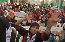 Szolidaritási tüntetés Libanonban