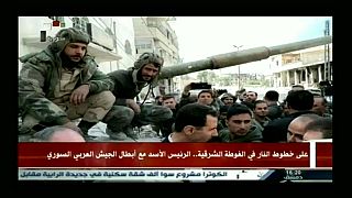 Bashar al-Assad em Ghouta Oriental
