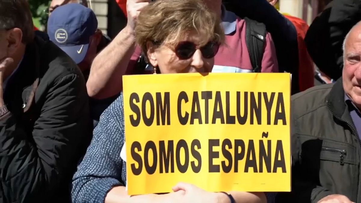 Demonstration für Spaniens Einheit 