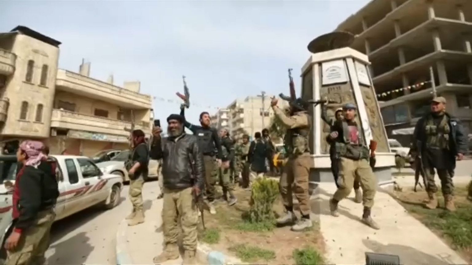 Türken feiern in Afrin