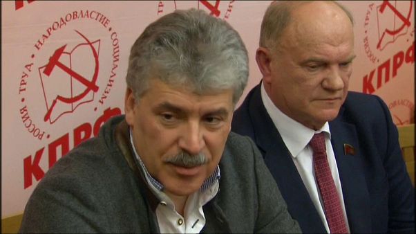 Agli sfidanti di Putin le briciole, insieme meno del 30% Agli sfidanti di Putin le briciole, insieme meno del 30%