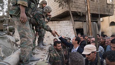 "Habéis salvado Damasco" dice Al Asad a las tropas en Guta Oriental