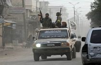 عمليات نهب  في مدينة عفرين السورية