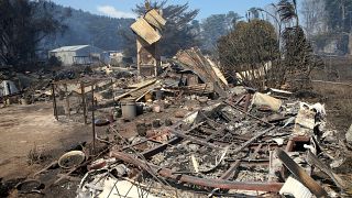 Εκτεταμένες πυρκαγιές έκαναν στάχτη δεκάδες σπίτια