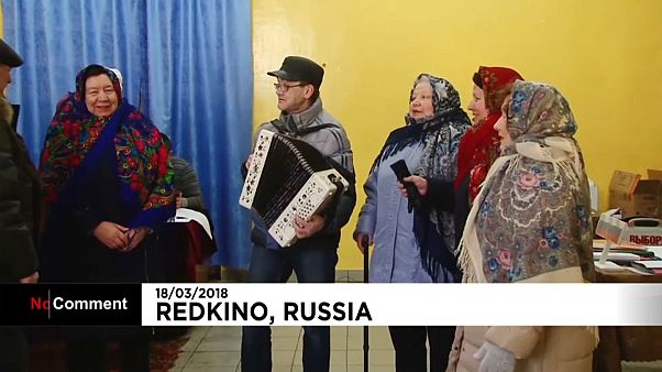 La présidentielle russe en chantant La présidentielle russe en chantant