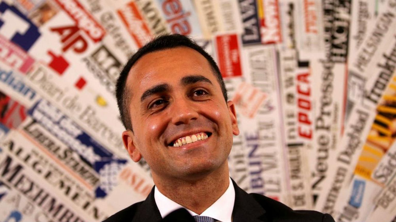 Fünf-Sterne-Bewegung-Kandidat Luigi Di Maio vor der Wahl am 4. März.