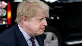 Boris Johnson a su llegada a Bruselas