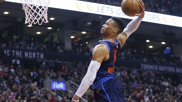 Westbrook fulmina a los Raptors Westbrook fulmina a los Raptors
