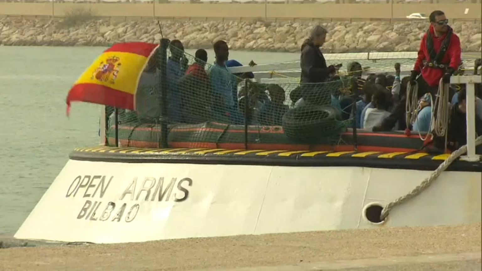 España pendiente del barco Open Arms retenido en Italia