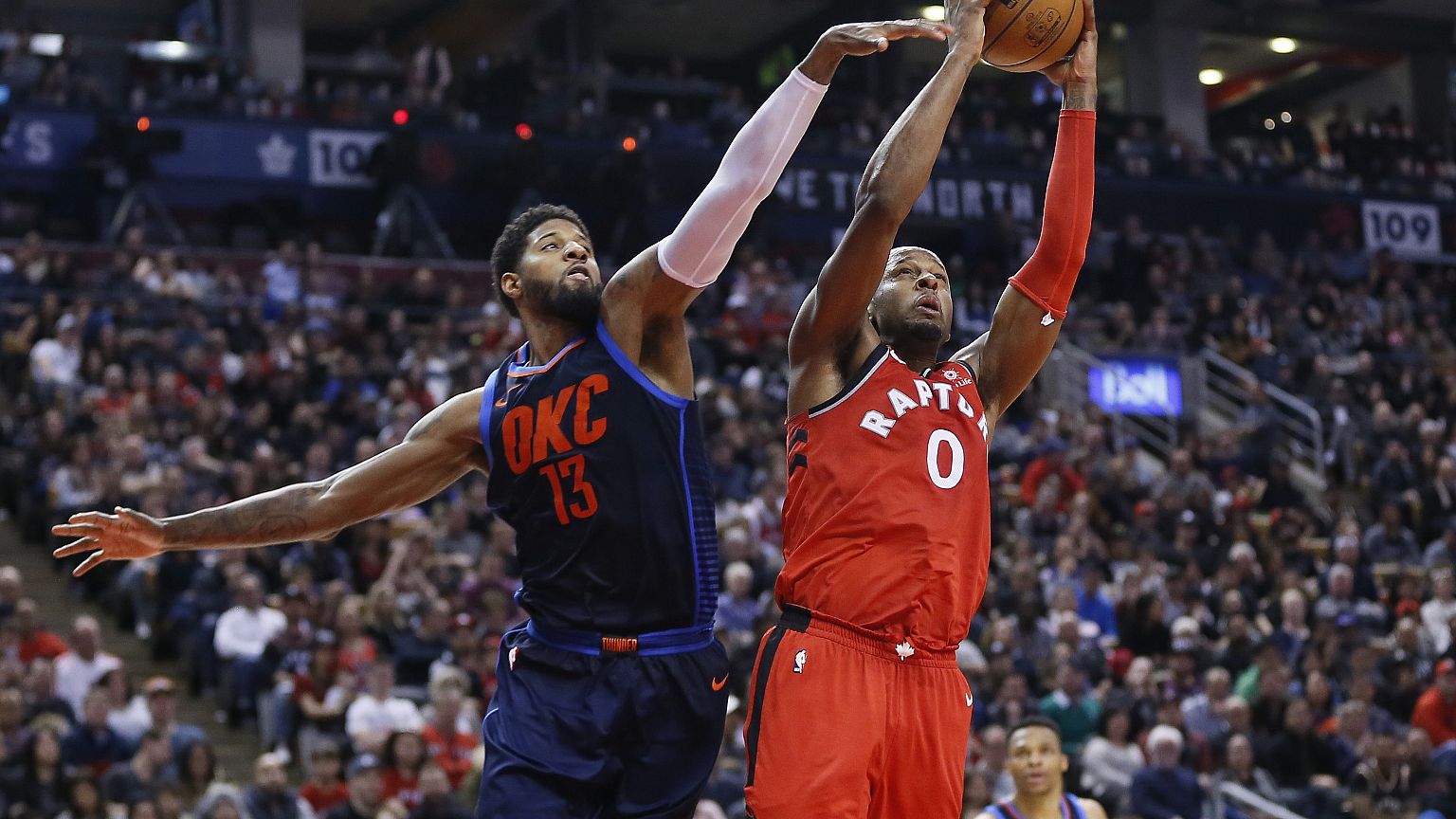 Thunder deitam por terra reinado invicto dos Raptors